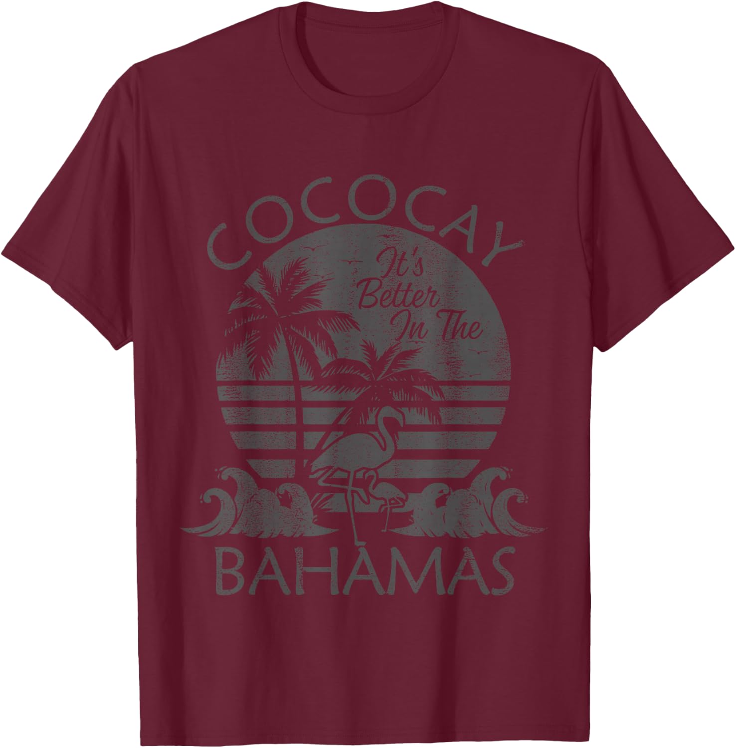 The Bahamas Cruise CocoCay Bahamas Travel Bahamas Vacation T-Shirt - T-Shirt | Maroon