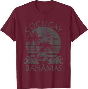 The Bahamas Cruise CocoCay Bahamas Travel Bahamas Vacation T-Shirt - T-Shirt | Maroon