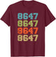 86 47 Anti Trump Funny T-Shirt - T-Shirt | Maroon