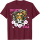 In My Lions Era Team Squad Back to School Mascot Spirit Game T-Shirt - T-Shirt | Maroon