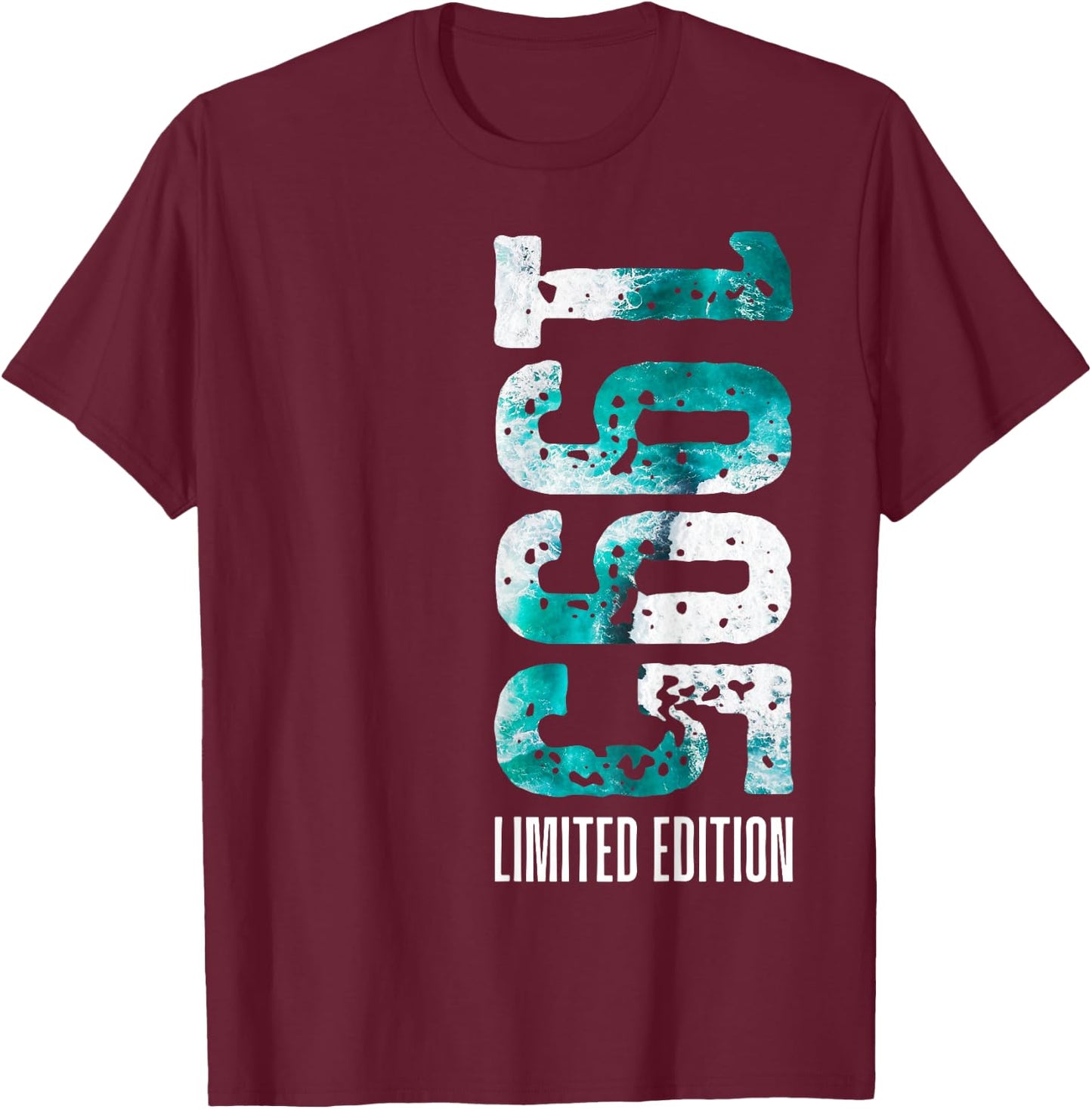 Limited Edition 1995 Man Woman 29th Birthday , Black, S T-Shirt - T-Shirt | Maroon