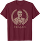 Trajan Roman Emperor T-Shirt - T-Shirt | Maroon