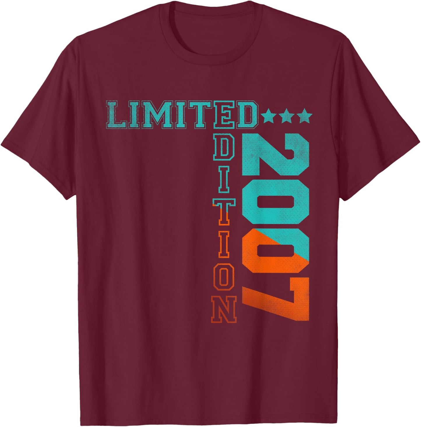 Édition limitée 2007, anniversaire 2007 T-Shirt - T-Shirt | Maroon