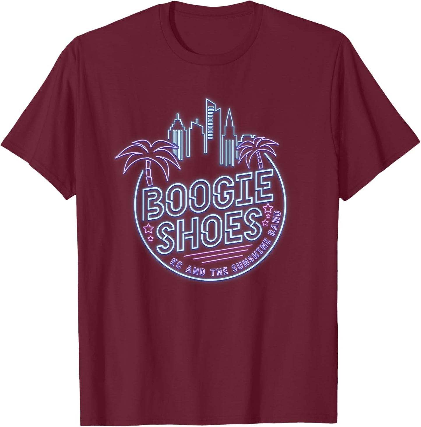 KC's Boogie Shoes T-Shirt - T-Shirt | Maroon