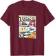 18th Birthday Anime Girl turns 18 pet cats watch anime T-Shirt - T-Shirt | Maroon