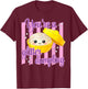 Funny Striped You're A Dumpling Cute Dumpling Kids Girls T-Shirt - T-Shirt | Maroon
