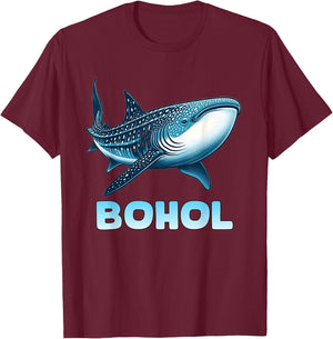 Whale Shark from the Philippines T-Shirt - T-Shirt | Maroon