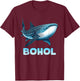 Whale Shark from the Philippines T-Shirt - T-Shirt | Maroon