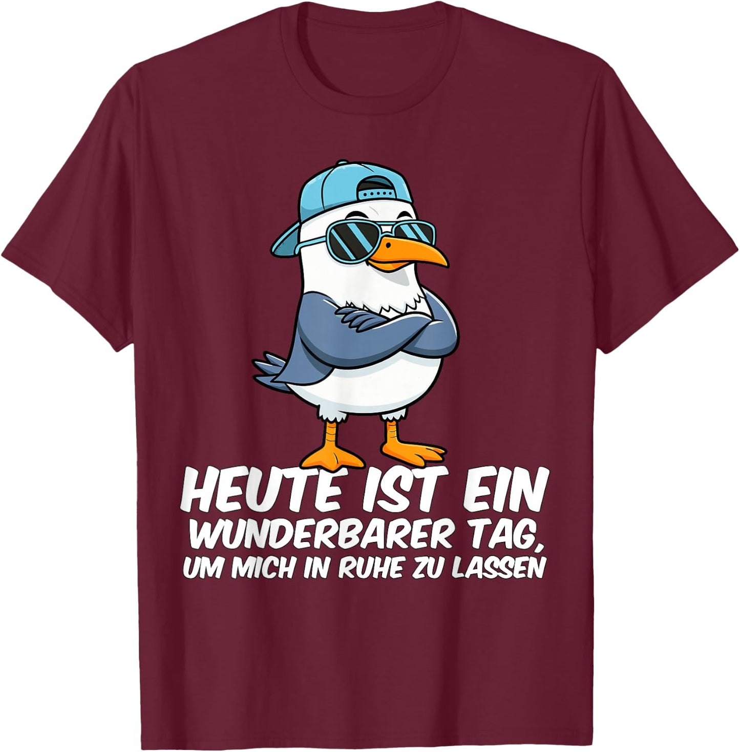 Funny Witzige Lustige Männer Damen Herren Sprüche T-Shirt - T-Shirt | Maroon
