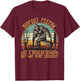 Bigfoot Peepaw Like A Regular Grandpa But More Squatchy T-Shirt - T-Shirt | Maroon