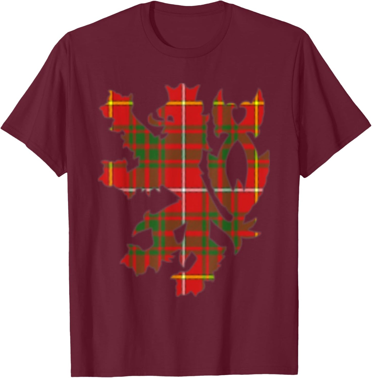 Clan Bruce Tartan Scottish Family Name Scotland Pride T-Shirt - T-Shirt | Maroon