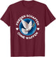 Frieden Schaffen Ohne Waffen Weltfrieden Weiße Friedenstaube T-Shirt - T-Shirt | Maroon