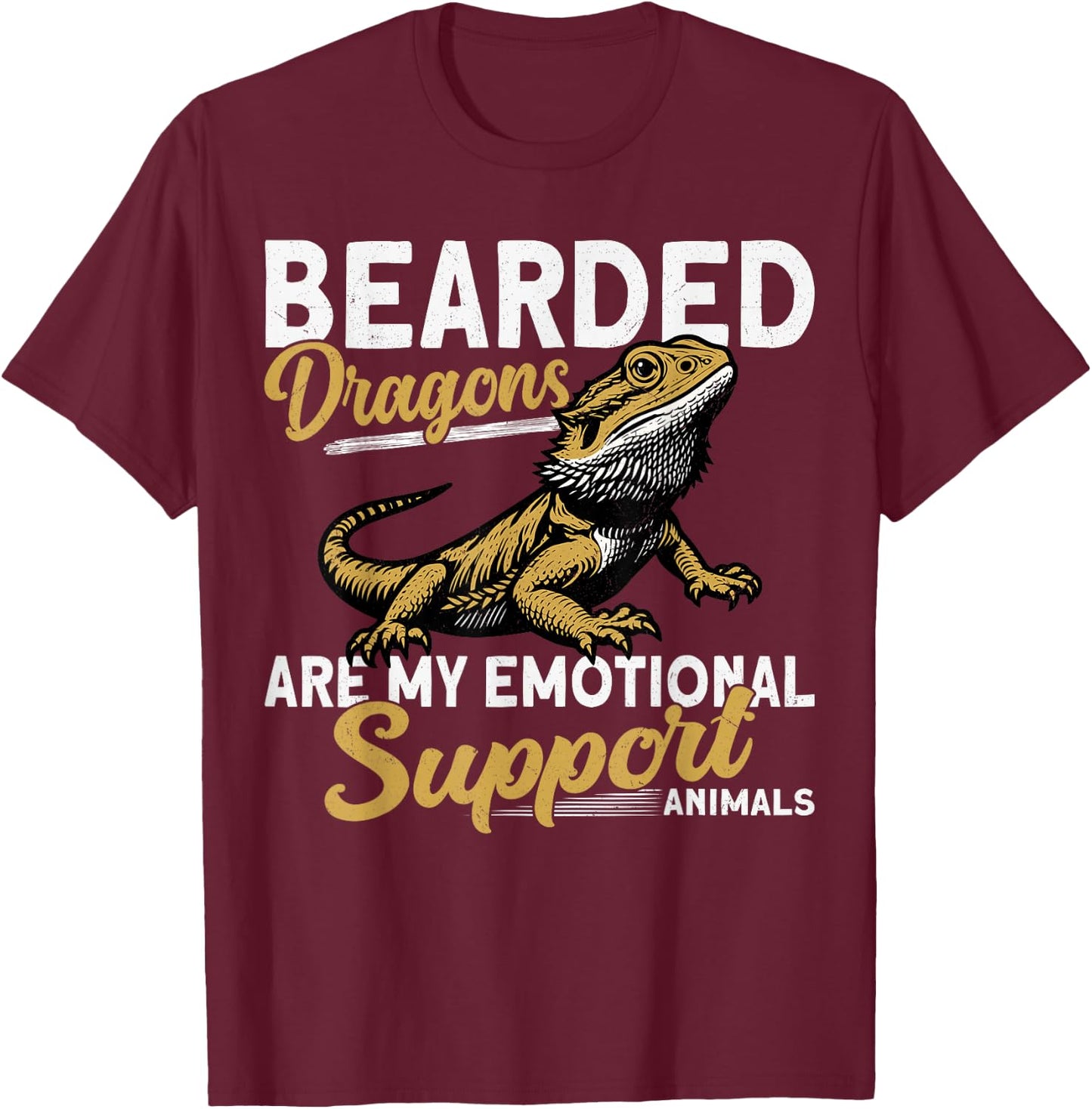 Things For Bearded Dragon Food Multivitamin Bearded Dragon T-Shirt - T-Shirt | Maroon