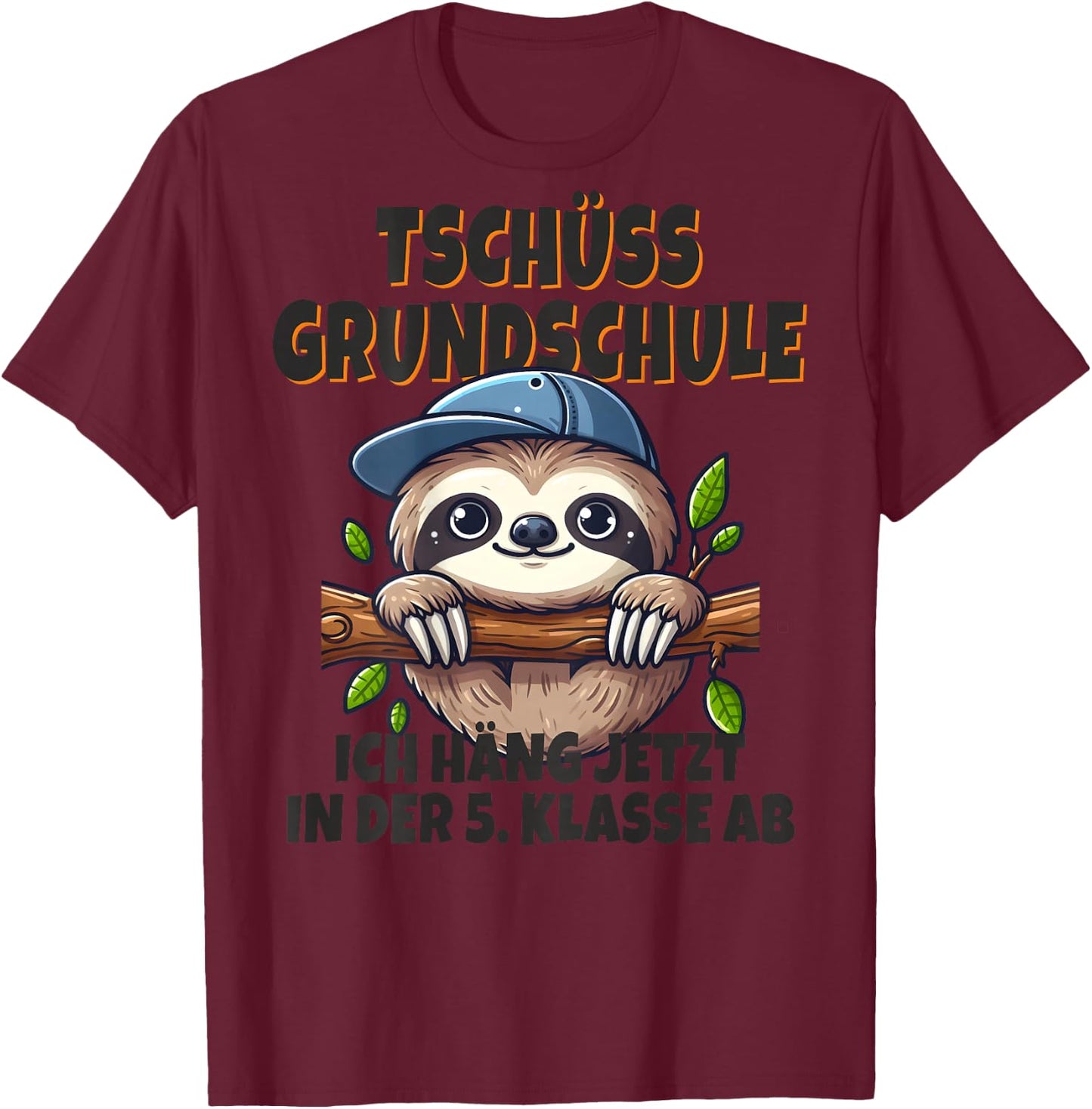 4. Grundschule 5. Klasse Realschule Gymnasium Abschluss 2026 T-Shirt - T-Shirt | Maroon