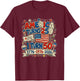 Vintage Retro America Turns 250 I Turn 50 1976 50Th Birthday T-Shirt - T-Shirt | Maroon