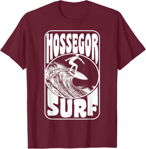 HOSSEGOR , Black, S T-Shirt - T-Shirt | Maroon