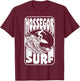 HOSSEGOR , Black, S T-Shirt - T-Shirt | Maroon