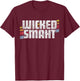 Wicked Smaht Funny Sayings Sarcastic Humor Joke Boston Gift T-Shirt - T-Shirt | Maroon
