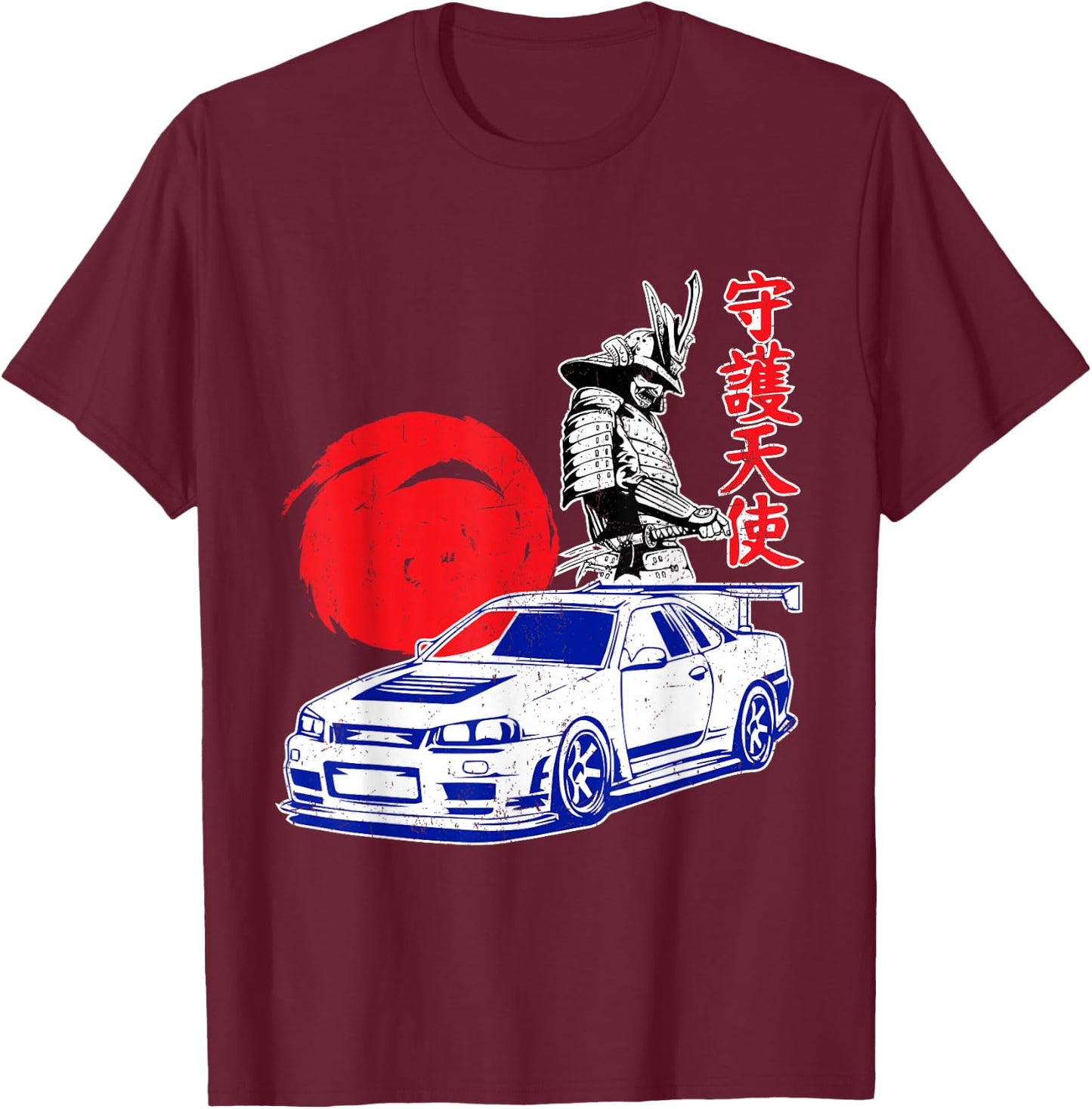 JDM Japan Motorsport Tuning Car Legend 90s T-Shirt - T-Shirt | Maroon