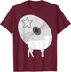 Funny cd Vintage Lamb T-Shirt - T-Shirt | Maroon