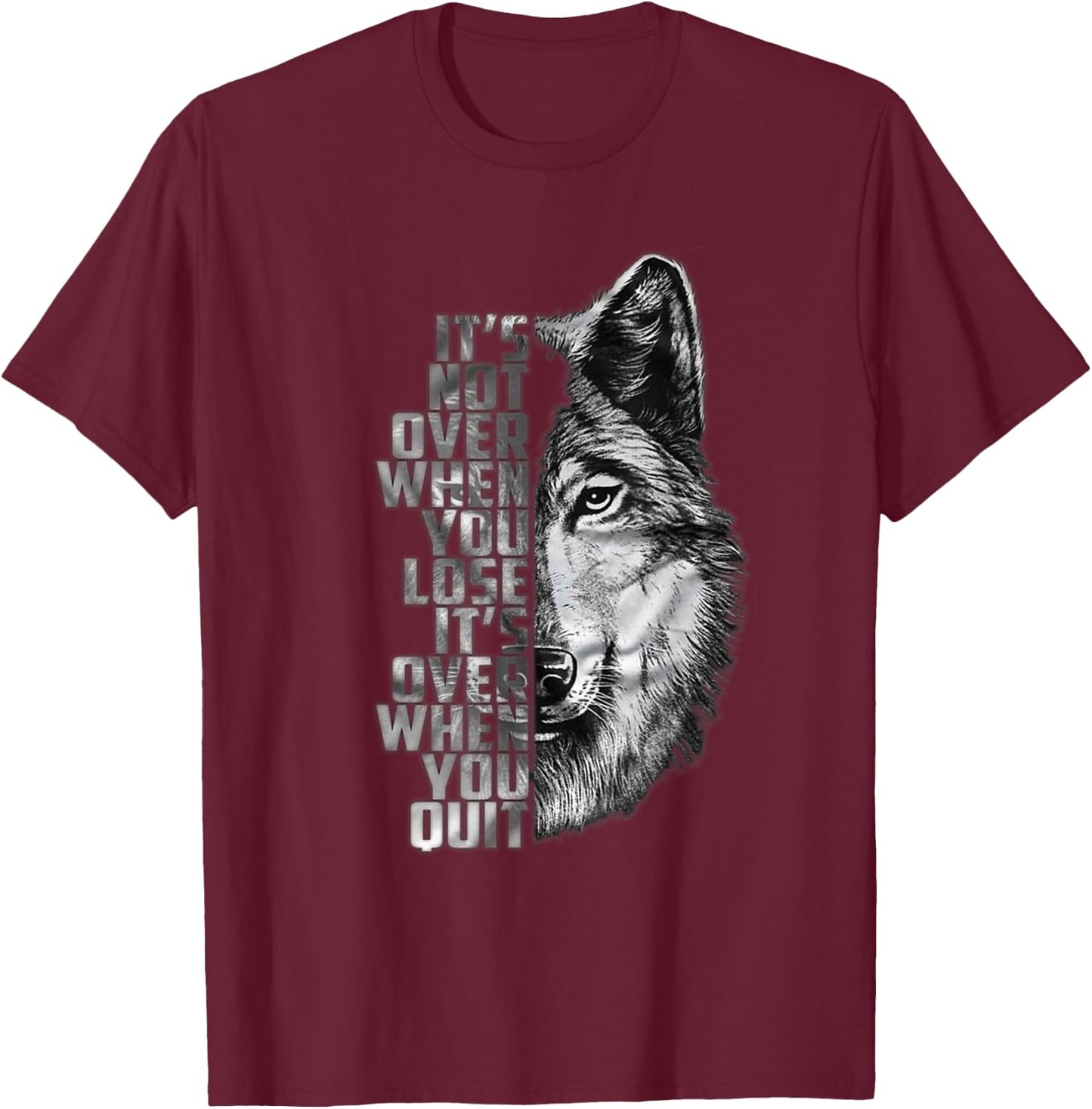Wolf shirt for kids, wolf shirt , wolf for youth T-Shirt - T-Shirt | Maroon