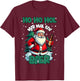 Funny Saying Ho Ho Hol Mir Mal Ein Bier Ugly Christmas , black T-Shirt - T-Shirt | Maroon