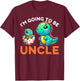 I'm Going To Be Uncle New Baby Pregnancy Announcement T-Shirt - T-Shirt | Maroon