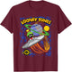 Looney Tunes Marvin The Martian That's All Folks! T-Shirt - T-Shirt | Maroon