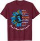 She whispered I am the storm Charcot-Marie-Tooth warrior T-Shirt - T-Shirt | Maroon