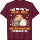 Guinea Pigs Mir reichts Guinea Pigs Stroke , black T-Shirt - T-Shirt | Maroon