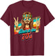 Back To The 70s , black T-Shirt - T-Shirt | Maroon
