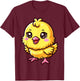 Ostern Geschenke Kinder Oster Geschenkideen Eier Kawaii Chick for Children Easter Chicken T-Shirt - T-Shirt | Maroon