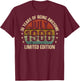 (ON Back) July Birthday 1988 Limited Edition Vintage 38th T-Shirt - T-Shirt | Maroon