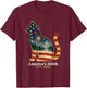 Patriotic Cat America's 250th Anniversary 1776 2026 T-Shirt - T-Shirt | Maroon