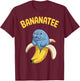 Bananatee Banana Manatees Sea Animal Sea Cow Manatee T-Shirt - T-Shirt | Maroon