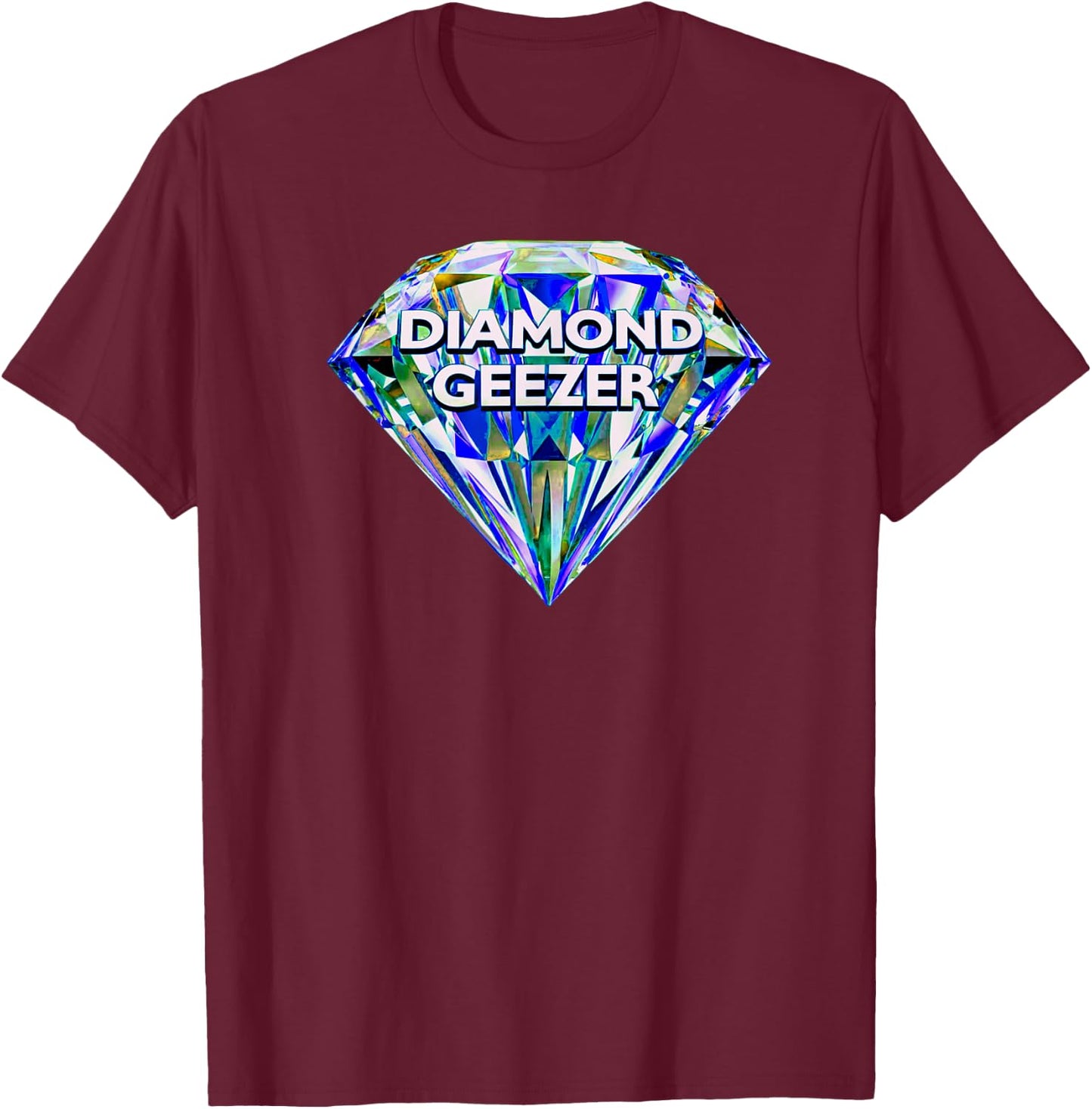Diamond Geezer T-Shirt - T-Shirt | Maroon