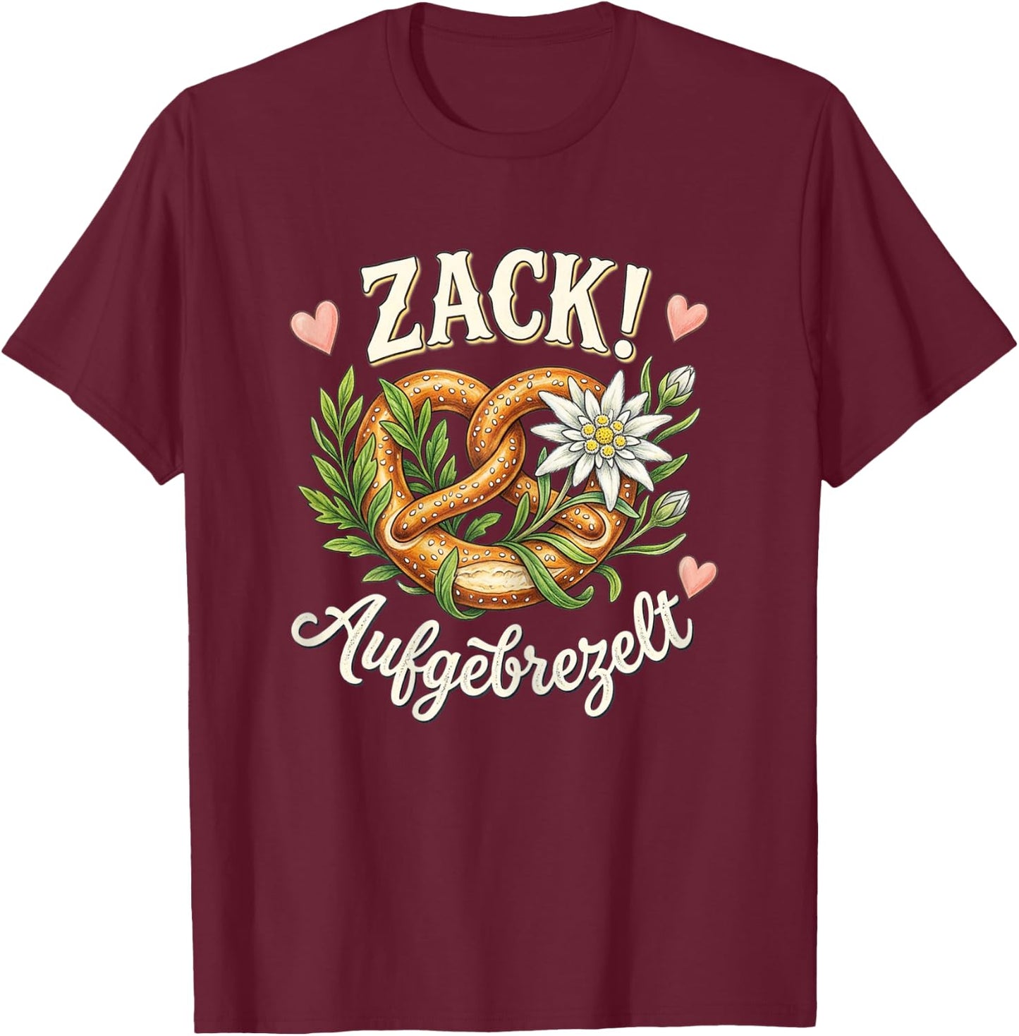 Ersatz Dirndl Shirt lustig Trachtenshirt Damen Trachten T-Shirt - T-Shirt | Maroon