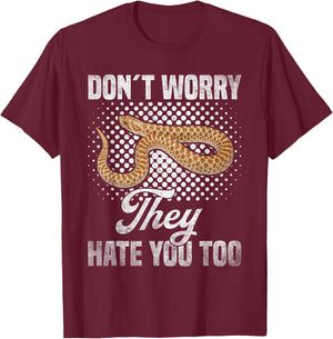Hognose Snake Hide Hognose Snake Ring Stuffed Hognose Snake T-Shirt - T-Shirt | Maroon