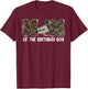 Mom Of The Birthday Boy One Lucky Duck 1st Birthday Family T-Shirt - T-Shirt | Maroon