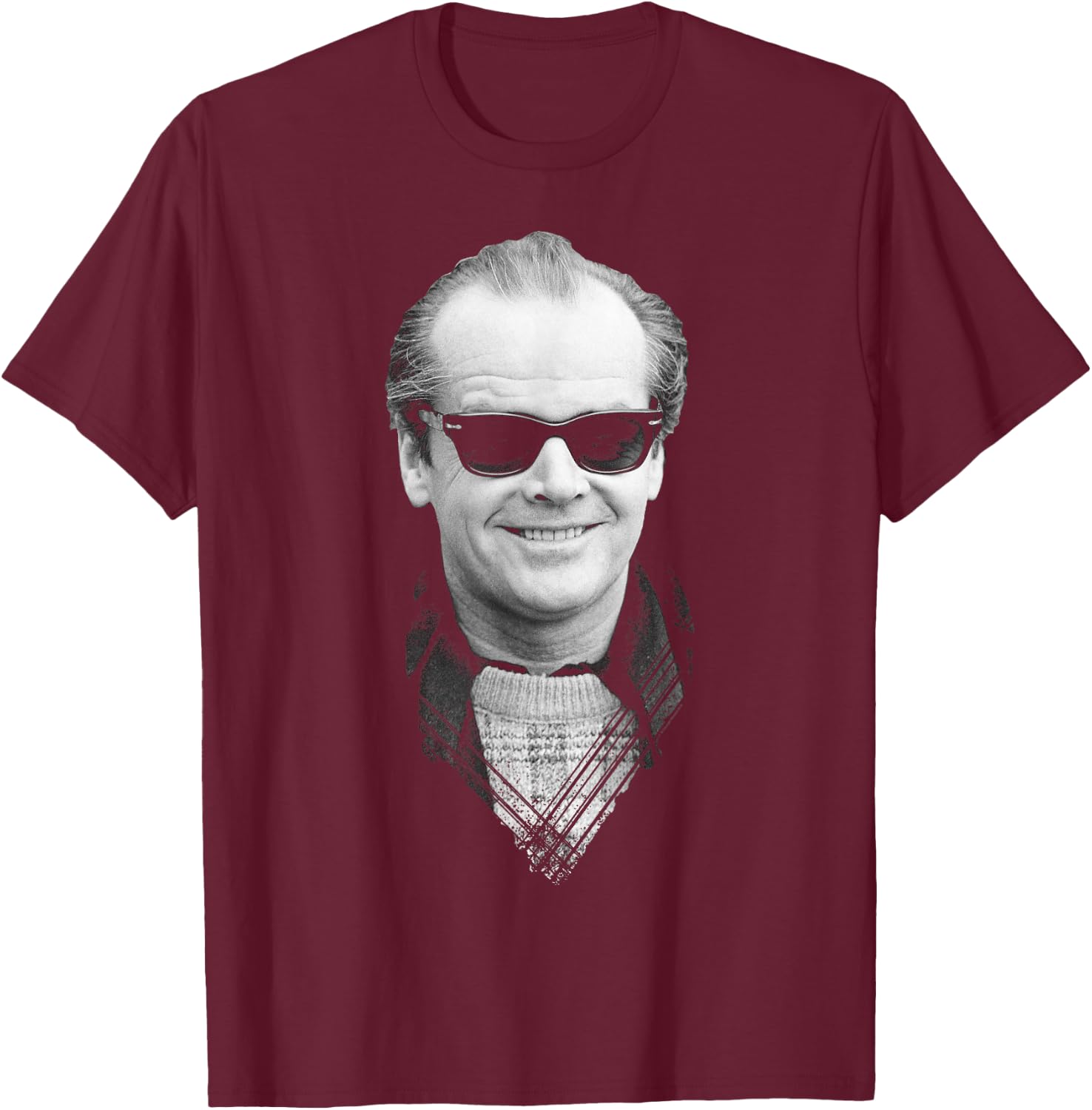 Jack Nicholson Terms of Endearment 1984 , Black, S T-Shirt - T-Shirt | Maroon