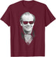 Jack Nicholson Terms of Endearment 1984 , Black, S T-Shirt - T-Shirt | Maroon