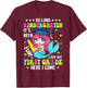 So long kindergarten its been fun shirt mermaid graduation T-Shirt - T-Shirt | Maroon