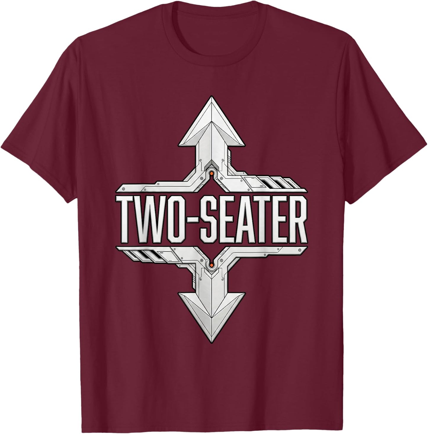 Two Seater, Two-Seater, 2 Seater T-Shirt - T-Shirt | Maroon