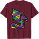 Mardi Gras Dragon Cool Carnival New Orleans Men Women Kids T-Shirt - T-Shirt | Maroon
