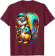 Urban Graffiti Squirrel Lover Stuff Street Art Squirrel T-Shirt - T-Shirt | Maroon