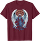 Archangel Catholic Religion Christianity Guardian Angel T-Shirt - T-Shirt | Maroon