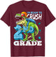 Ready To Crush 2nd Grade T Rex Dinosaur Back to School Boys T-Shirt - T-Shirt | Maroon