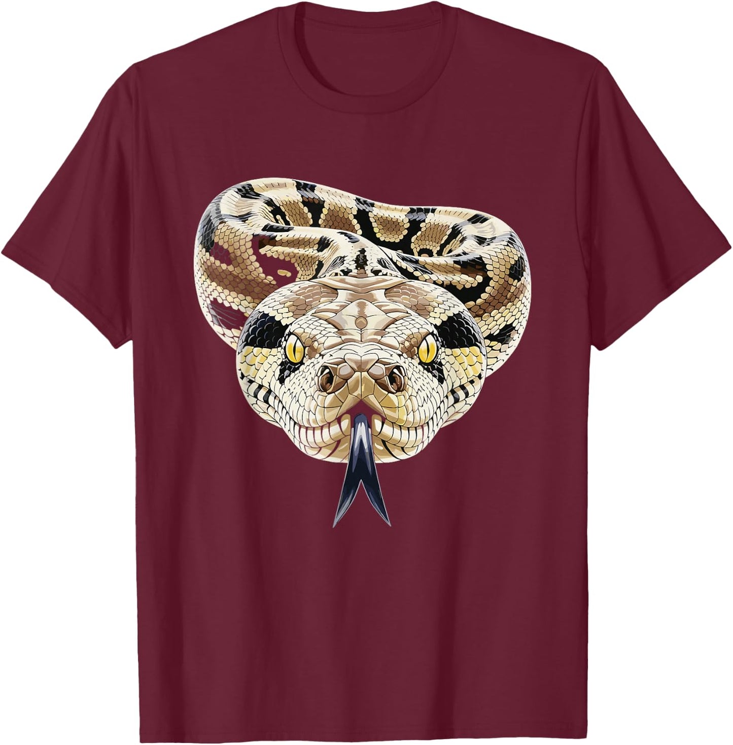 Snake Boa Constrictor T-Shirt - T-Shirt | Maroon