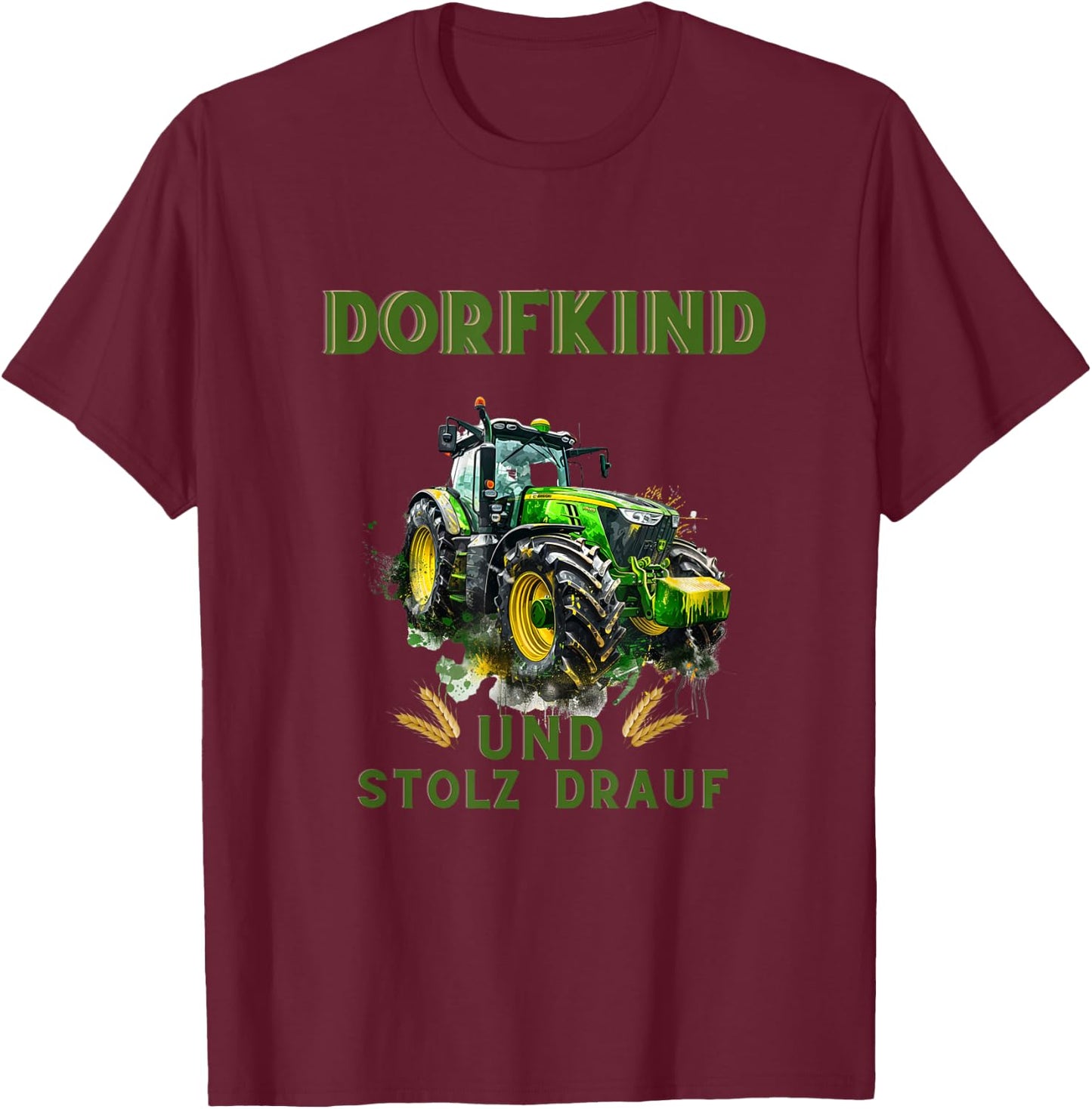Traktor Deutz für das Dorfkind I Landwirtschaft Kinder T-Shirt - T-Shirt | Maroon