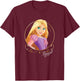 Disney Princess Royalty Group Matching Rapunzel 2-Sided T-Shirt - T-Shirt | Maroon